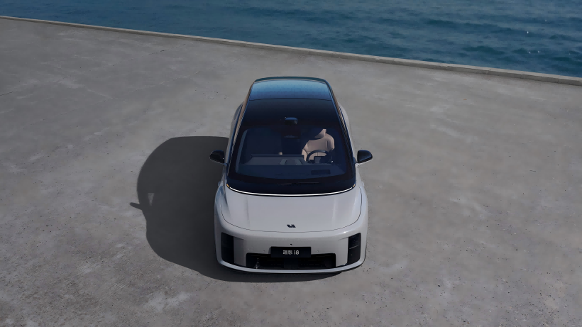 Første Pure Electric Large Six-Seat SUV: Ny bilfarve + Nye sæder? Li Xiang i8 Top View frigivet